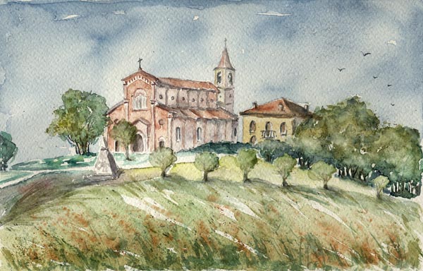 Chiesa di Castellana in primavera